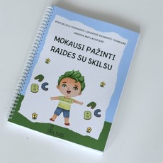 Lavinamoji knyga „Mokausi pažinti raides su Skilsu“