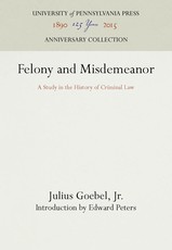 Felony and Misdemeanor
