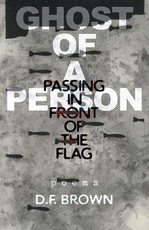 Ghost of a Person Passing in Front of the Flag