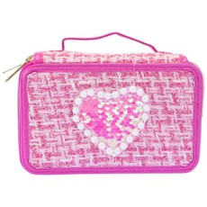 Tamsiai rožinė trikotažinė pieštukinė su trimis skyriais