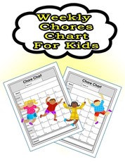Weekly Chores Chart for Kids