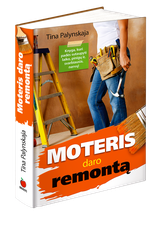 Moteris daro remontą