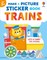 Make a Picture Sticker Book Trains