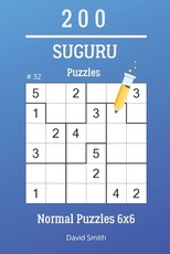 Suguru Puzzles - 200 Normal Puzzles 6x6 vol.32