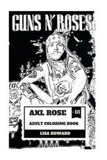 Axl Rose Adult Coloring Book