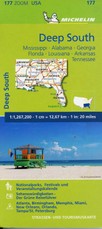 Michelin Zoomkarte Deep South 1 : 1 267 200