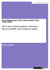 New class of thermoplastic elastomer. Blend of HDPE and reclaimed rubber