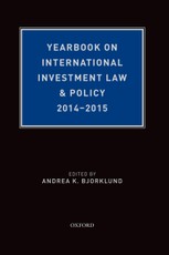 Yearbook on International Investment Law & Policy 2014-2015