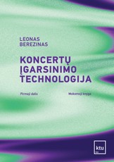 Koncertų įgarsinimo technologija, 1 dalis