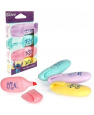 Vaikiškas žymeklių rinkinys DISNEY „Stitch Pastel“, 4 spalvos