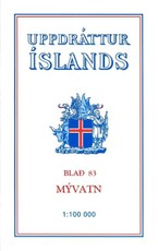 Topographische Karte Island 83 Myvatn 1 : 100 000