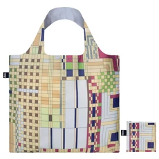 LOQI pirkinių krepšys „FRANK LLOYD WRIGHT Old Fashioned Windows Recycled Bag“