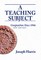 A Teaching Subject