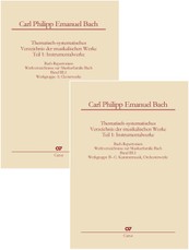 Bach-Repertorium Band III.1: Carl Philipp Emanuel Bach