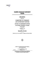Examining Obamacare transparency failures