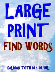 Large Print Find Words