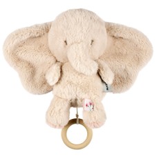 Pliušinis–muzikinis žaislas NATTOU „Elephant“, smėlio spalvos, 25 cm