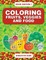 Coloring Fruits, Veggies and Food Book Edition 1