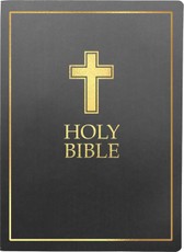 KJV Sword Bible, Giant Print, Black Ultrasoft, Cross Design