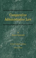 Comparative Administrative Law