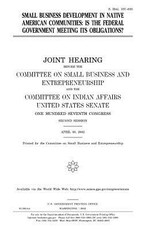 Small business development in Native American communities