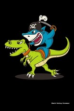 Shark Riding Dinosaur