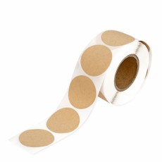 Lipdukai ritinėlyje KRAFT 3.8cm 500vnt