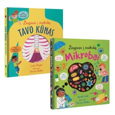Žingsnis į mokslą 2 knygų rinkinys: Tavo kūnas + Mikrobai