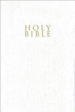 Niv, Gift and Award Bible, Leather-Look, White, Red Letter Edition, Comfort Print