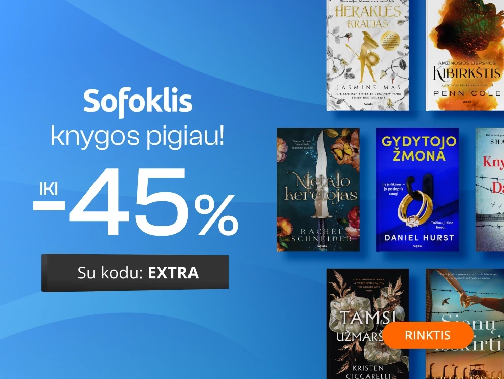 Leidyklos SOFOKLIS knygoms iki - 45 % extra nuolaidos!