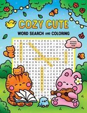 Cozy Cute Word Search and Coloring