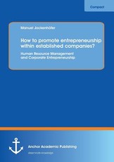 How to Promote Entrepreneurship Within Established Companies? Human Resource Management and Corporate Entrepreneurship