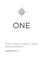 One (Large Print)