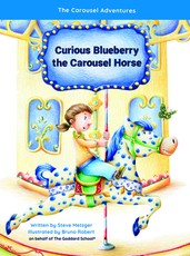 Blueberry the Carousel Horse