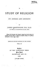 A study of religion, its sources and contents