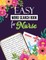 Easy Word Search Book for Nurse