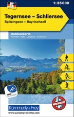KuF Deutschland Outdoorkarte 05. Tegernsee - Schliersee 1 : 35 000