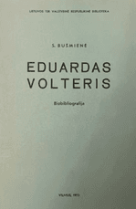 Eduardas Volteris. Biobibliografija