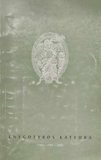 Knygotyros katedra: 1940–1990–2000: informacinis leidinys