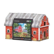 Dėlionė metalinėje dėžutėje „Šeimos ferma“, 550 dalių