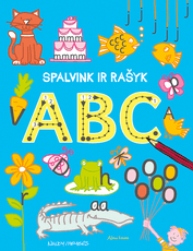Spalvink ir rašyk. ABC