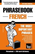 English-French phrasebook and 250-word mini dictionary