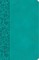 CSB Large Print Personal Size Reference Bible, Teal Leathertouch, Indexed