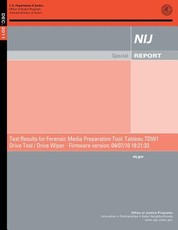 Test Resulting for Forensic Media Preparation Tool