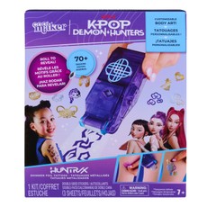 Cool Maker K-Pop Demon Hunters HUNTR/X blizgių tatuiruočių rinkinys