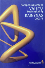 Kompensuojamųjų vaistų bazinių kainų kainynas 2003/1