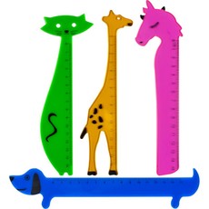 Liniuotė CENTRUM „Gyvūnai“, 15 cm