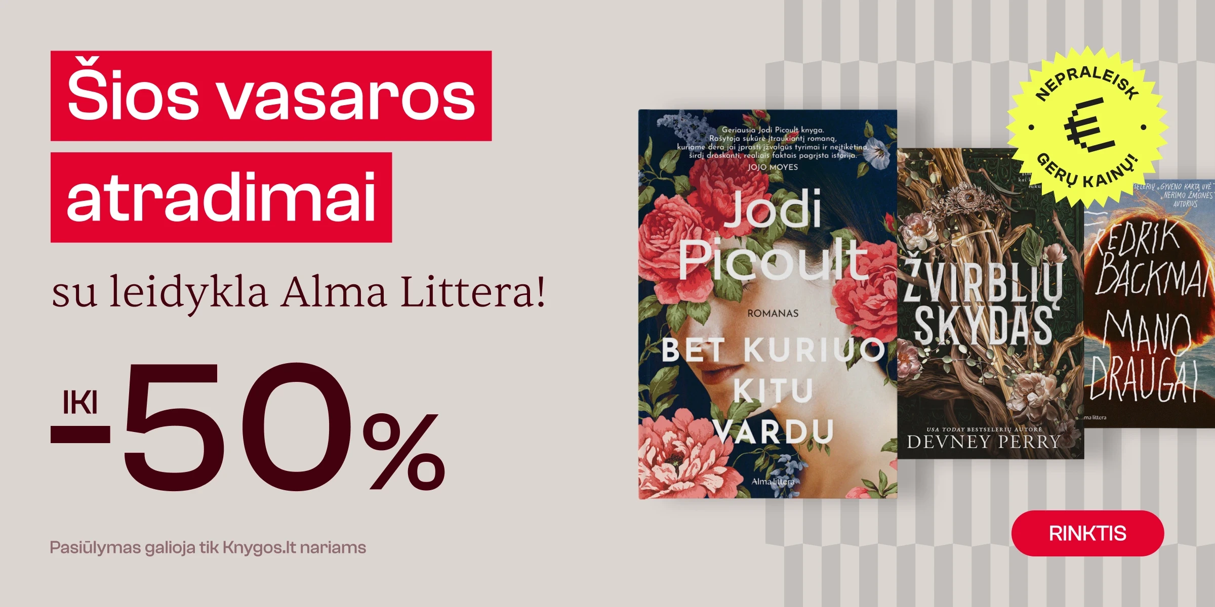 Leidyklos ALMA LITTERA knygoms iki -50%!