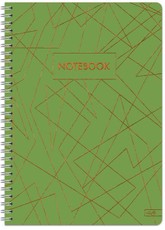 Sąsiuvinis su spirale B5 100lap 70g lang BRONZE