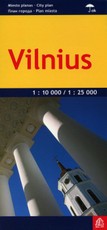 Vilnius. Miesto planas. Laminuotas 1 : 10 000 / 1 : 25 000
